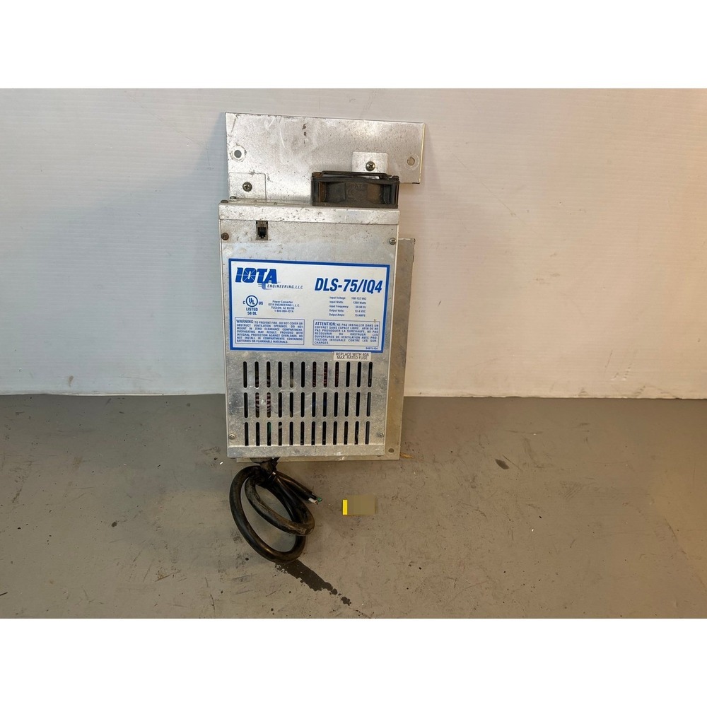 IOTA Engineering Power Converter RV Marine Silver DLS-75/IQ4 75 Amp 13.4V‎ DC